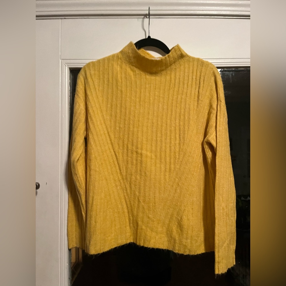 Old Navy Mock Neck Sweater- Yellow